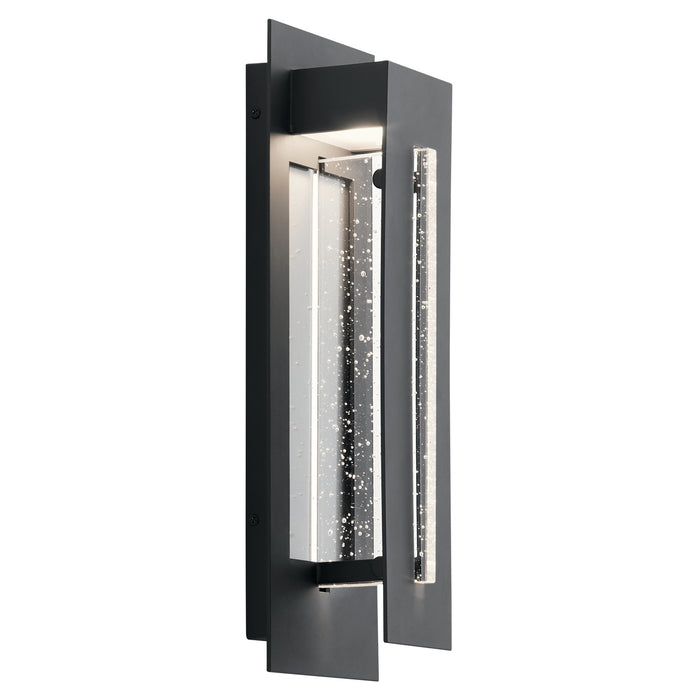 Kichler 49945BKTLED LED Outdoor Wall Mount, Textured Black