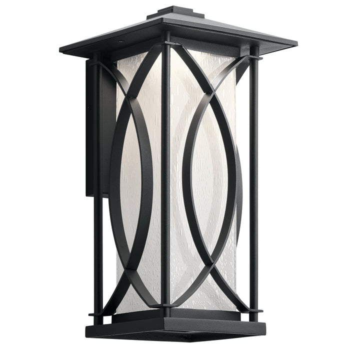 Kichler 49974BKTLED LED Outdoor Wall Mount, Textured Black