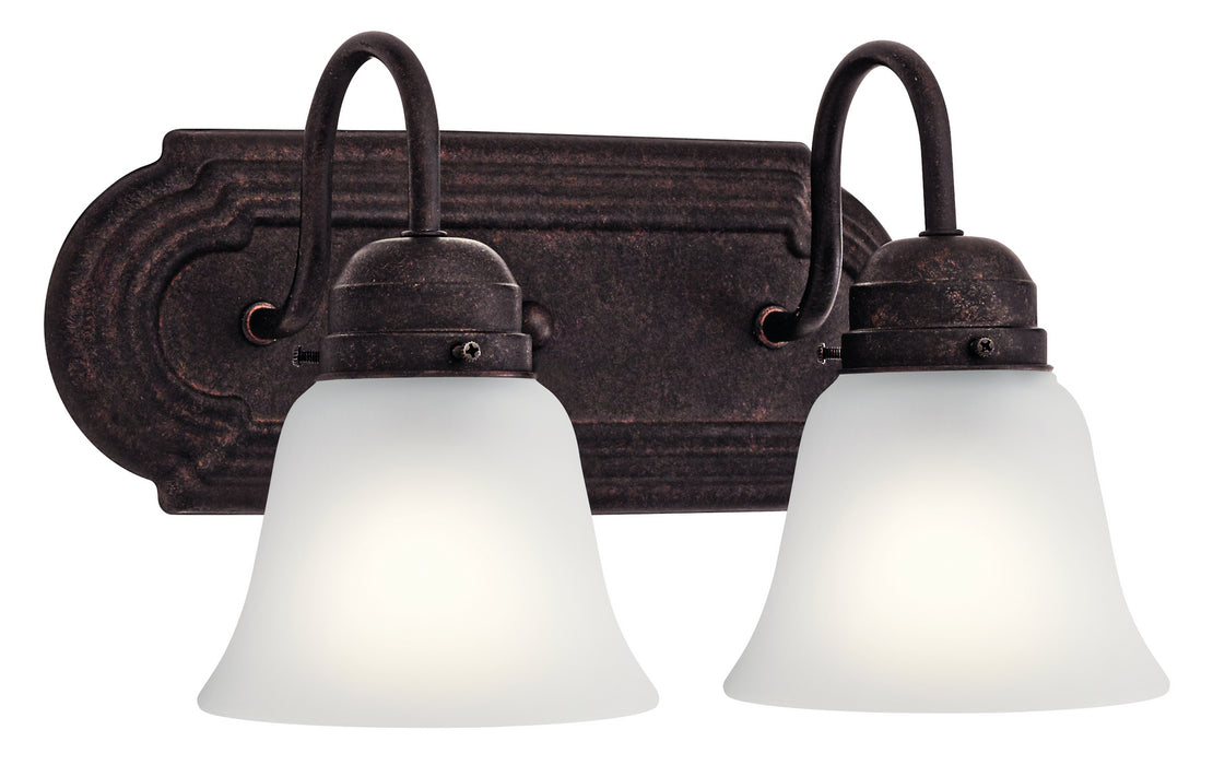 Kichler 5336TZS Two Light Bath, Tannery Bronze