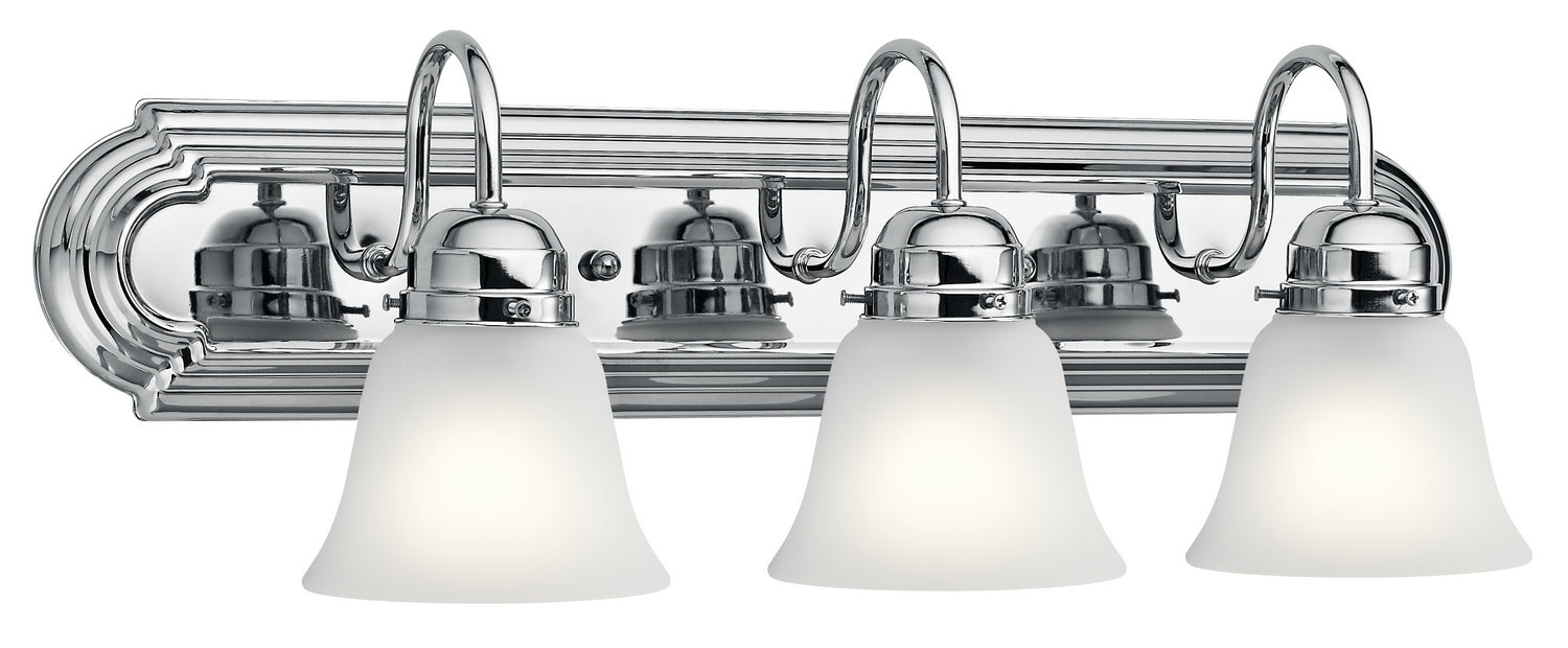 Kichler 5337CHS Three Light Bath, Chrome