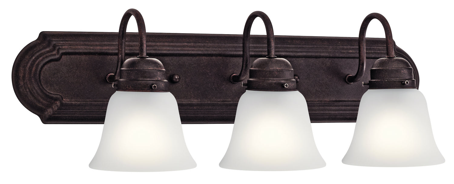 Kichler 5337TZS Three Light Bath, Tannery Bronze