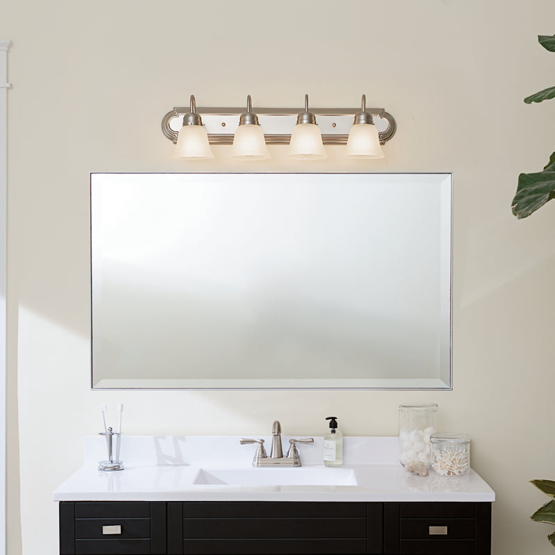 Kichler 5338NIS Four Light Bath, Brushed Nickel