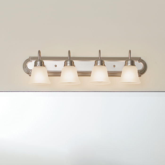 Kichler 5338NIS Four Light Bath, Brushed Nickel