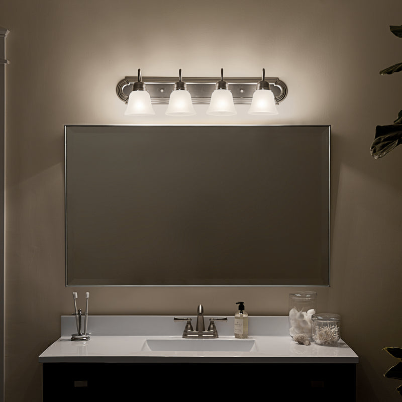 Kichler 5338NIS Four Light Bath, Brushed Nickel