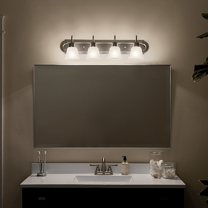 Kichler 5338NIS Four Light Bath, Brushed Nickel