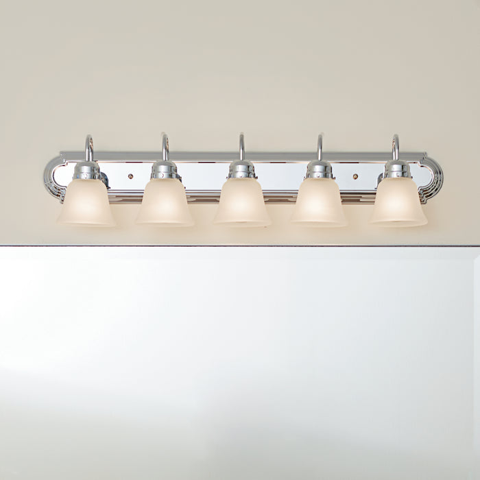 Kichler 5339CHS Five Light Bath, Chrome