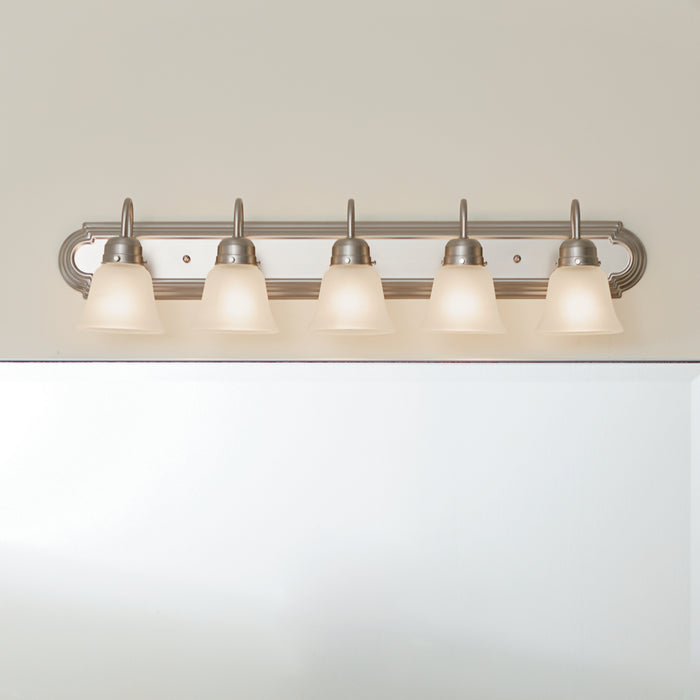 Kichler 5339NIS Five Light Bath, Brushed Nickel