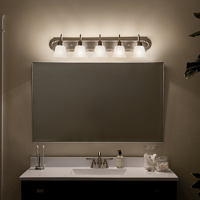 Kichler 5339NIS Five Light Bath, Brushed Nickel