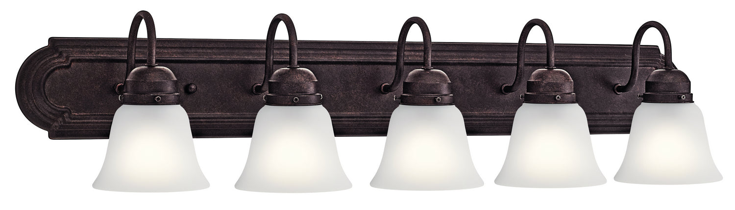 Kichler 5339TZS Five Light Bath, Tannery Bronze