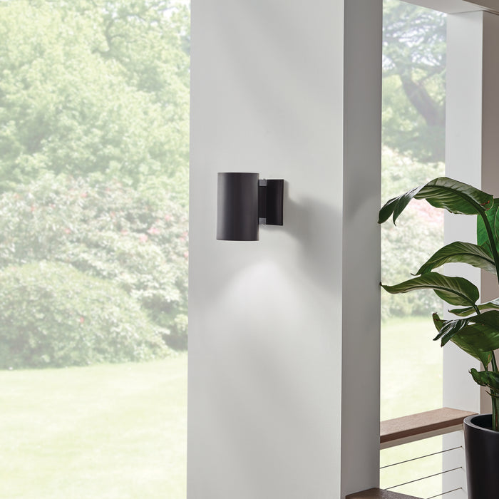 Kichler 9234BK One Light Outdoor Wall Mount, Black