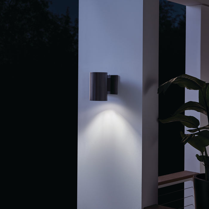 Kichler 9234BK One Light Outdoor Wall Mount, Black