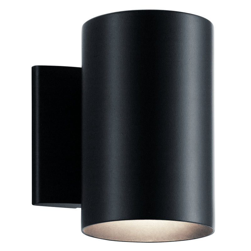 Kichler 9234BK One Light Outdoor Wall Mount, Black