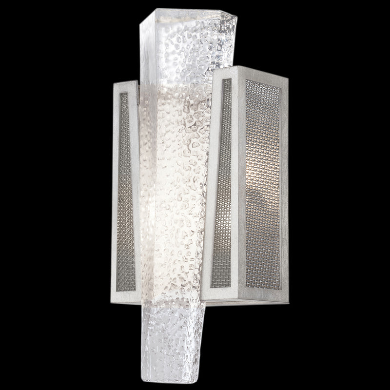 Fine Art 891150-12ST One Light Wall Sconce, Silver