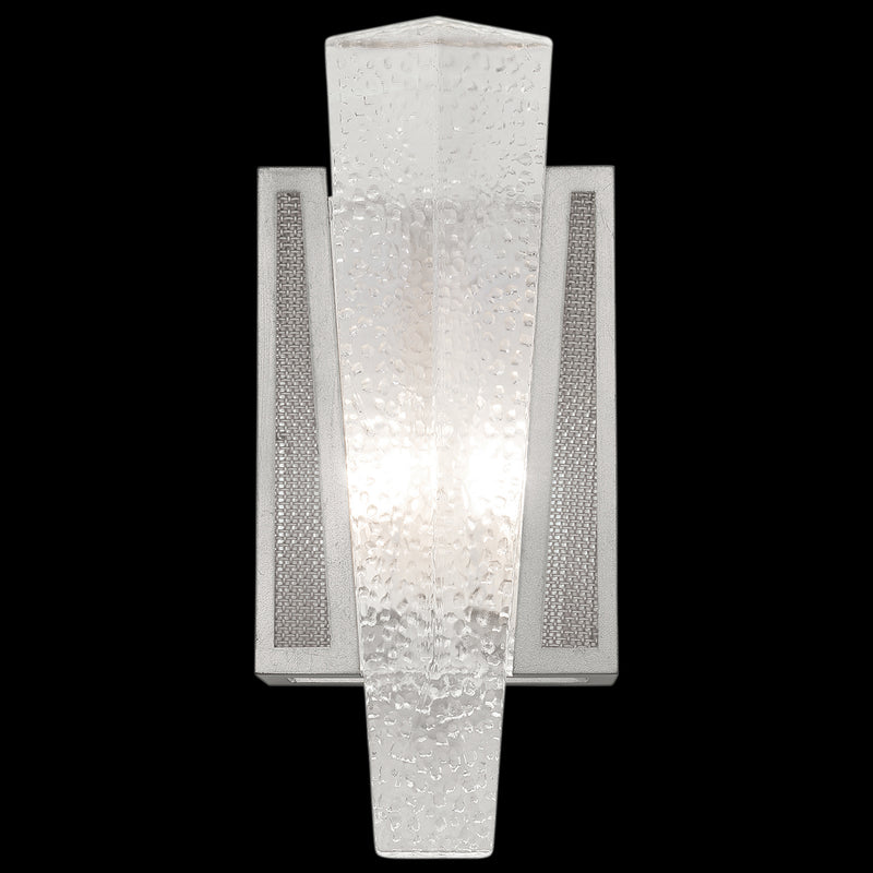 Fine Art 891150-12ST One Light Wall Sconce, Silver