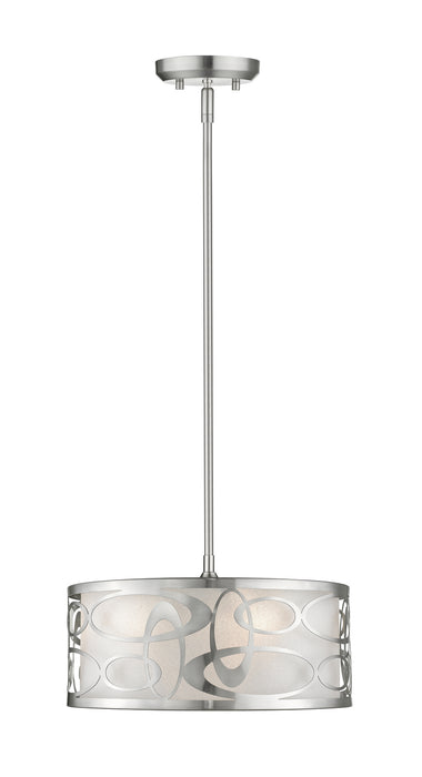 Z-Lite 195-14BN Three Light Pendant, Brushed Nickel