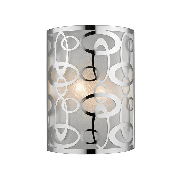 Z-Lite 195-2S-CH Two Light Wall Sconce, Chrome