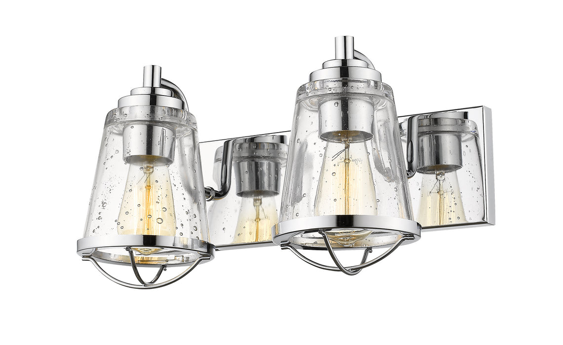 Z-Lite 444-2V-CH Two Light Vanity, Chrome