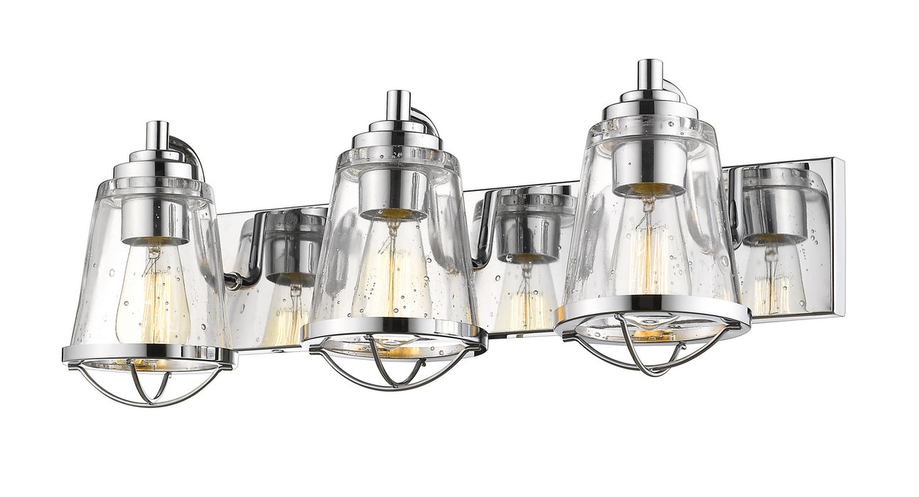 Z-Lite 444-3V-CH Three Light Vanity, Chrome