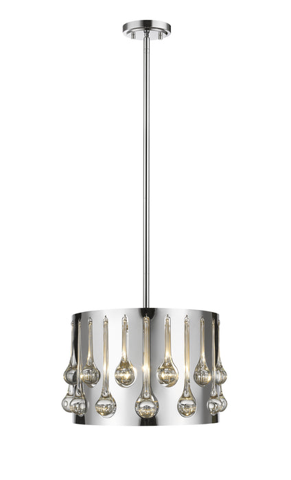 Z-Lite 453-13CH Three Light Pendant, Chrome