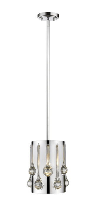 Z-Lite 453RMP-CH One Light Pendant, Chrome