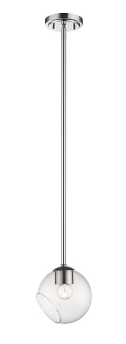 Z-Lite 455MP-CH One Light Pendant, Chrome