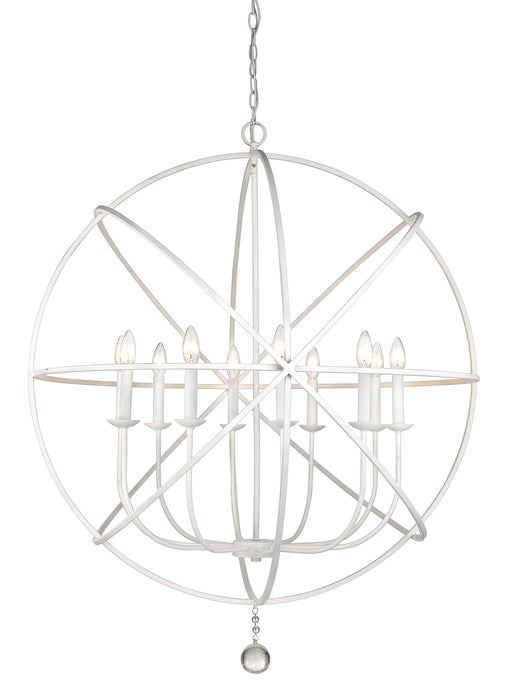 Z-Lite 458-36MW Ten Light Chandelier, Matte White