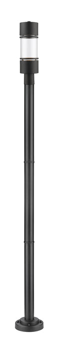 Z-Lite 553PHB-567P-BK-LED LED Outdoor Post Moun Fixture, Black