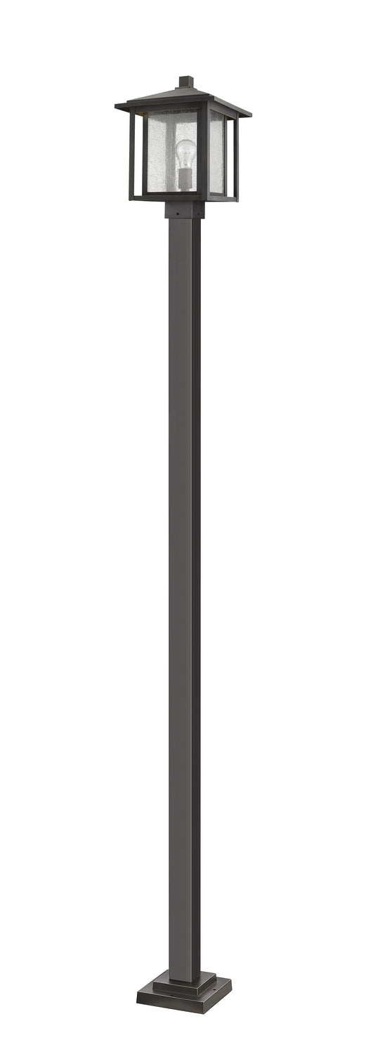 Z-Lite 554PHBS-536P-ORB One Light Outdoor Post Mounted Fixture, Oil Rubbed Bronze