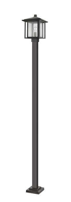 Z-Lite 554PHBS-536P-ORB One Light Outdoor Post Mounted Fixture, Oil Rubbed Bronze