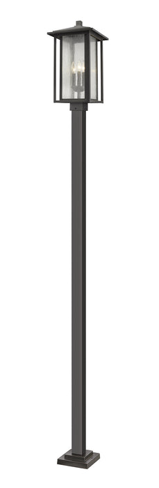 Z-Lite 554PHXLS-536P-ORB Three Light Outdoor Post Mounted Fixture, Oil Rubbed Bronze