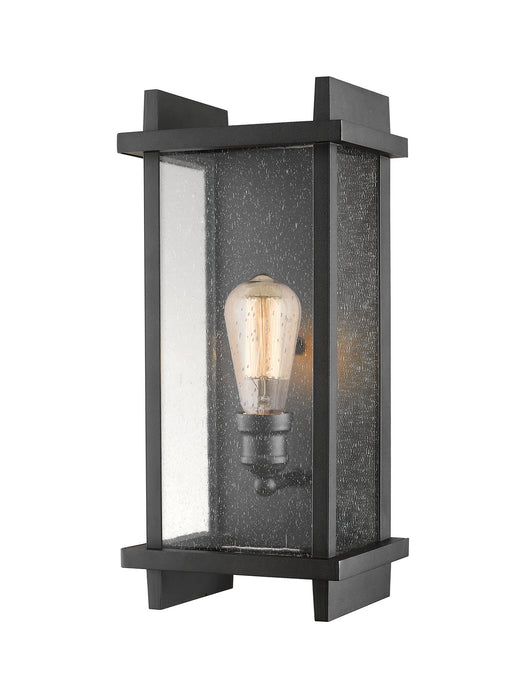 Z-Lite 565M-BK One Light Outdoor Wall Light, Black