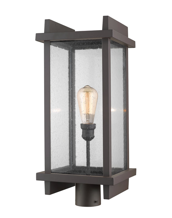 Z-Lite 565PHBR-DBZ One Light Outdoor Post Mount, Deep Bronze