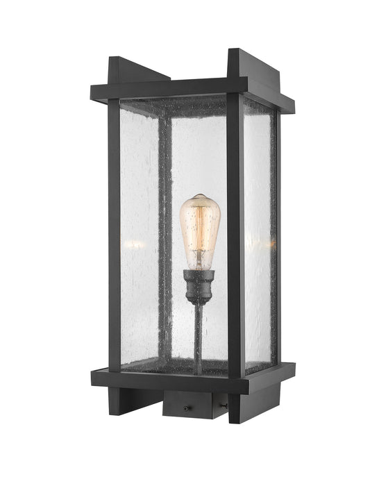 Z-Lite 565PHBS-BK One Light Outdoor Post Mount Fixture, Black