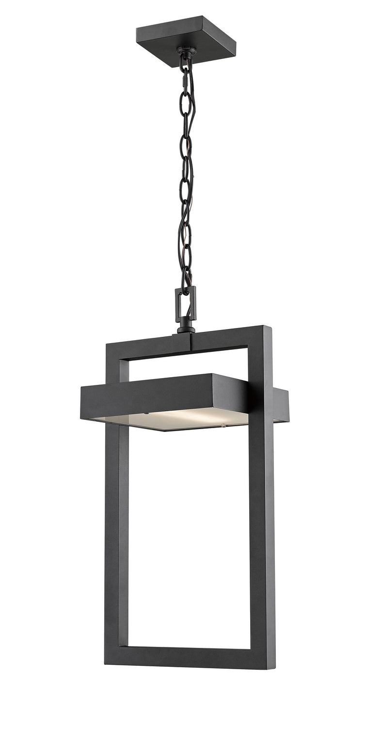 Z-Lite 566CHB-BK-LED LED Outdoor Chain Mount Ceiling Fixture, Black