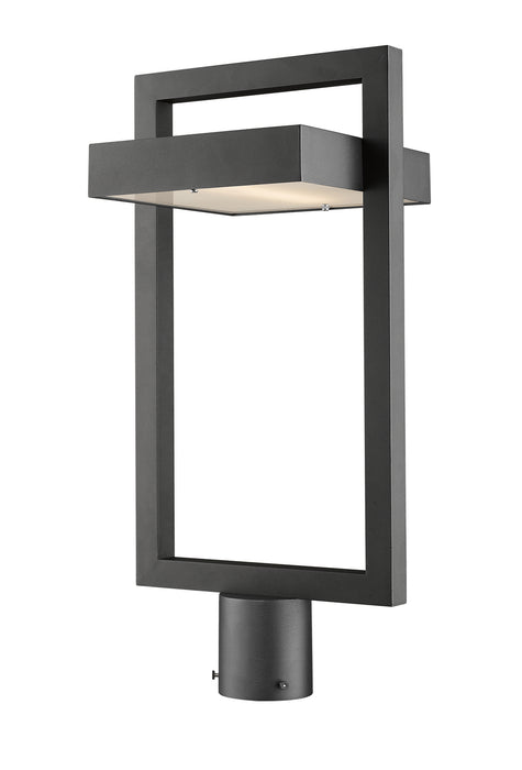 Z-Lite 566PHBR-BK-LED LED Outdoor Post Moun Fixture, Black