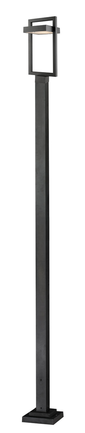 Z-Lite 566PHBS-536P-BK-LED LED Outdoor Post Moun Fixture, Black