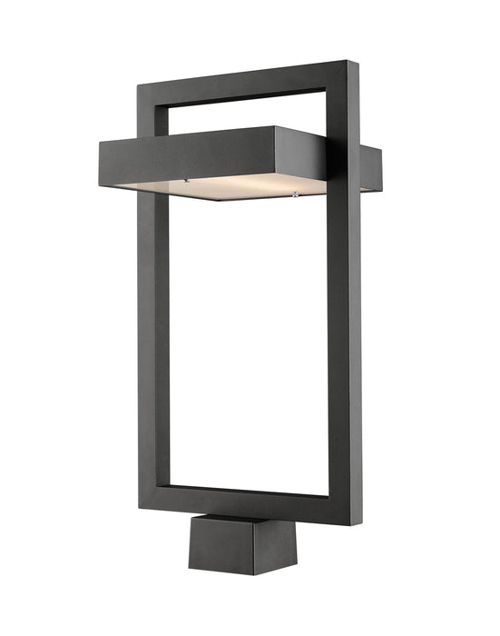 Z-Lite 566PHBS-BK-LED LED Outdoor Post Moun Fixture, Black