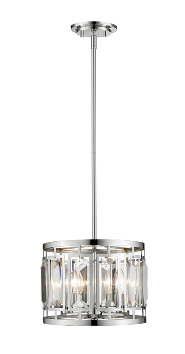 Z-Lite 6007-11CH Three Light Pendant, Chrome