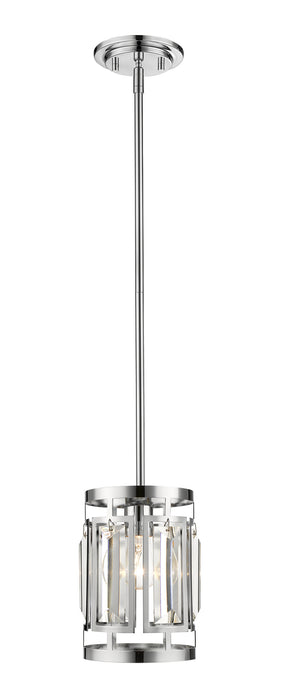 Z-Lite 6007MP-CH One Light Pendant, Chrome