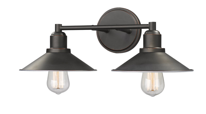 Z-Lite 613-2V-OB Two Light Vanity, Olde Bronze