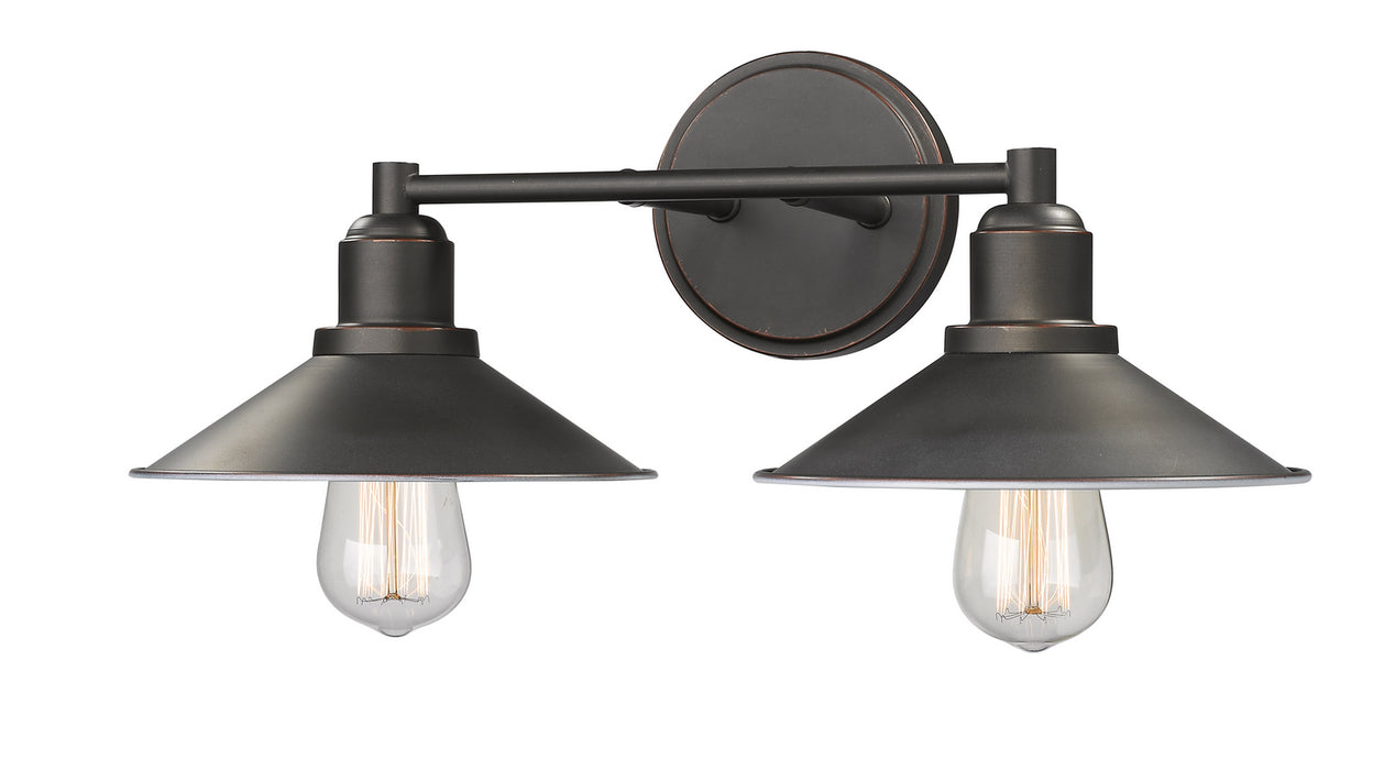 Z-Lite 613-2V-OB Two Light Vanity, Olde Bronze