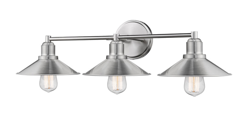 Z-Lite 613-3V-BN Three Light Vanity, Brushed Nickel
