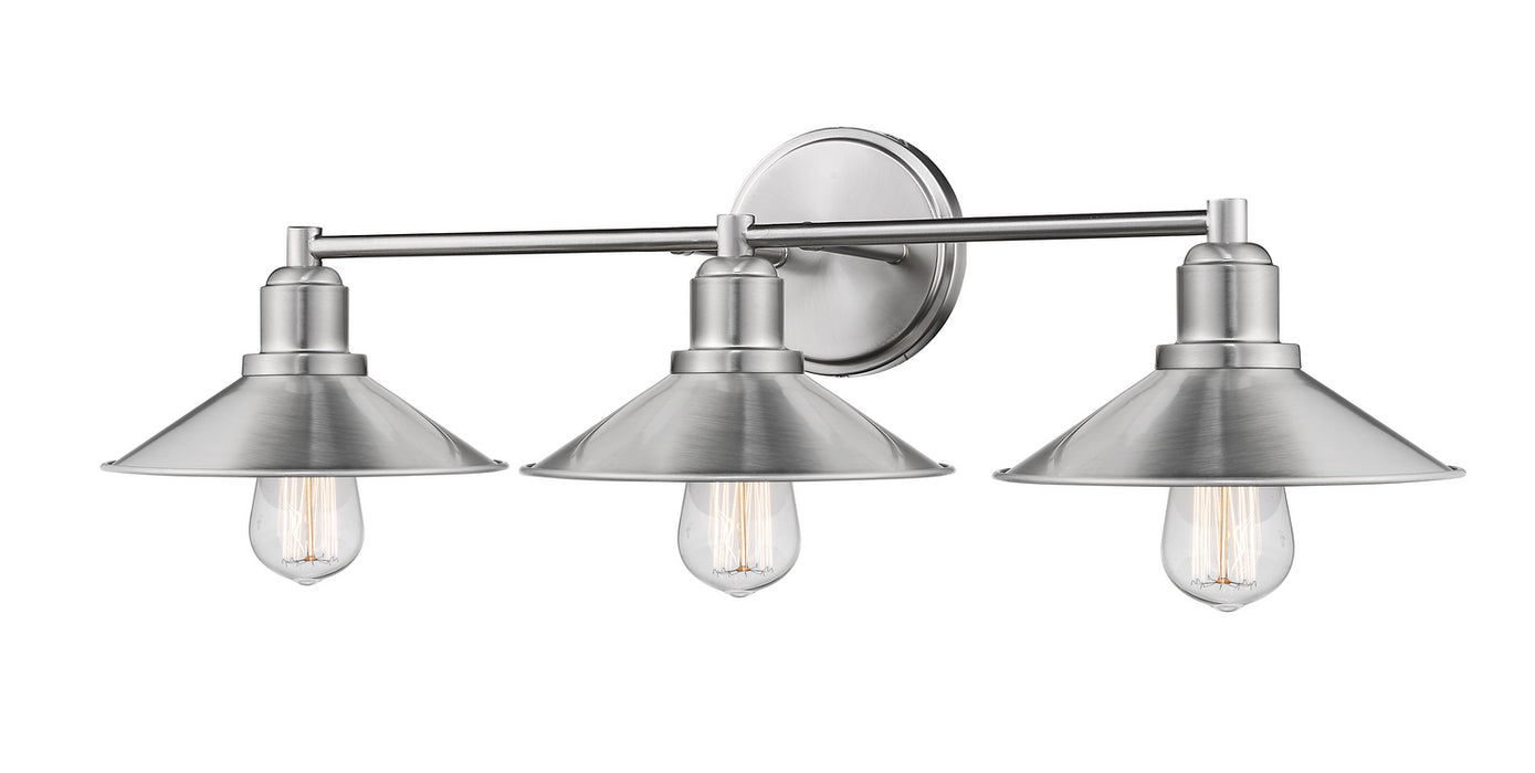 Z-Lite 613-3V-BN Three Light Vanity, Brushed Nickel