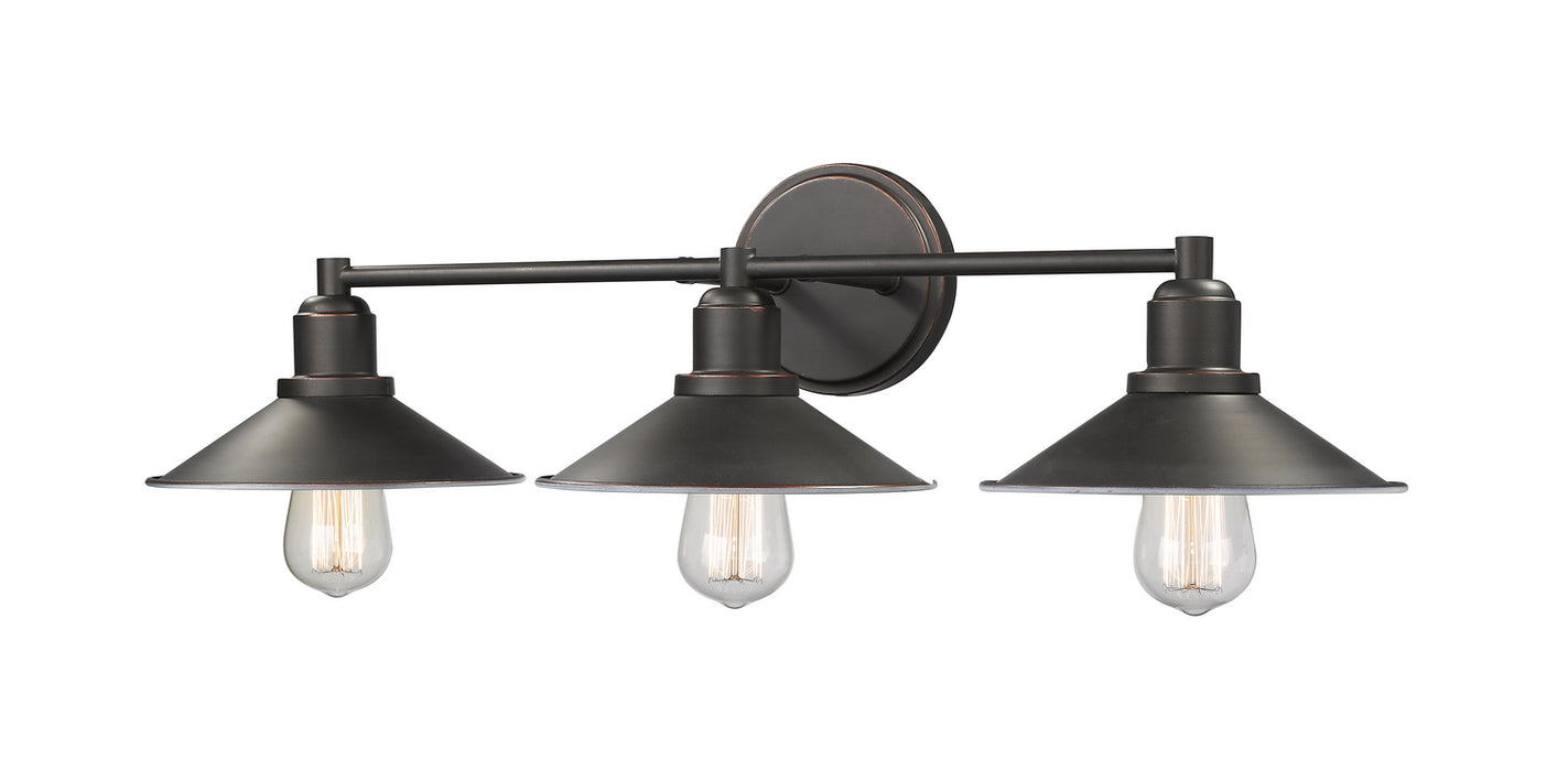 Z-Lite 613-3V-OB Three Light Vanity, Olde Bronze