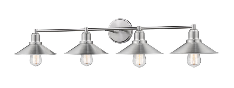 Z-Lite 613-4V-BN Four Light Vanity, Brushed Nickel