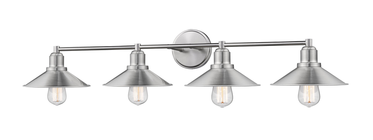 Z-Lite 613-4V-BN Four Light Vanity, Brushed Nickel
