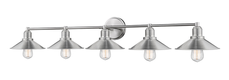 Z-Lite 613-5V-BN Five Light Vanity, Brushed Nickel