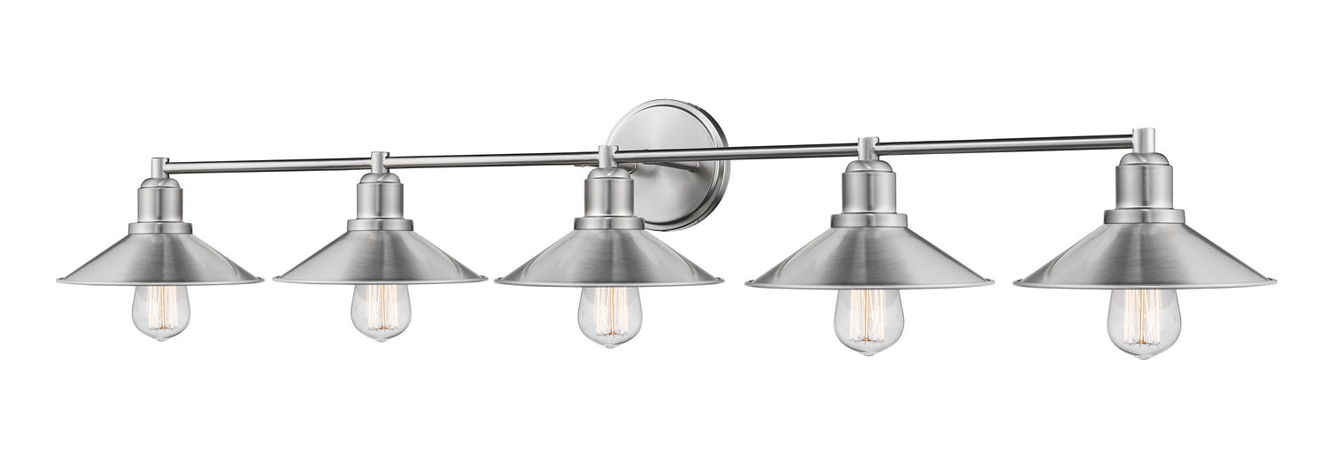 Z-Lite 613-5V-BN Five Light Vanity, Brushed Nickel