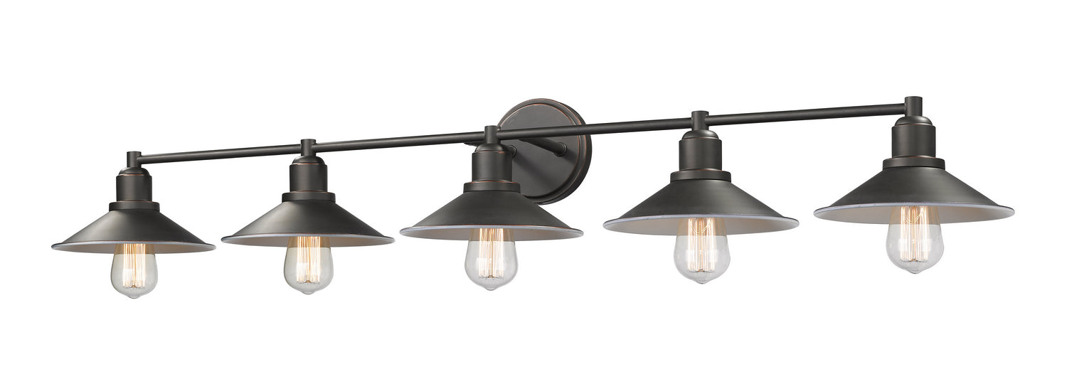 Z-Lite 613-5V-OB Five Light Vanity, Olde Bronze