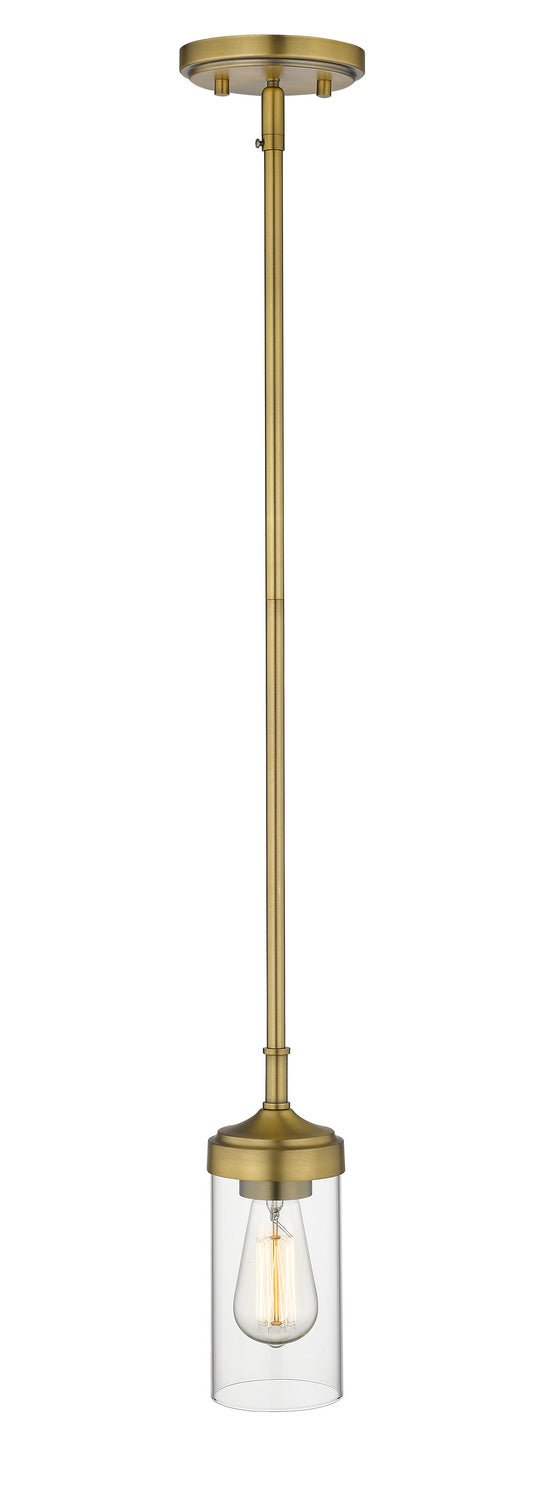 Z-Lite 617MP-FB One Light Pendant, Foundry Brass